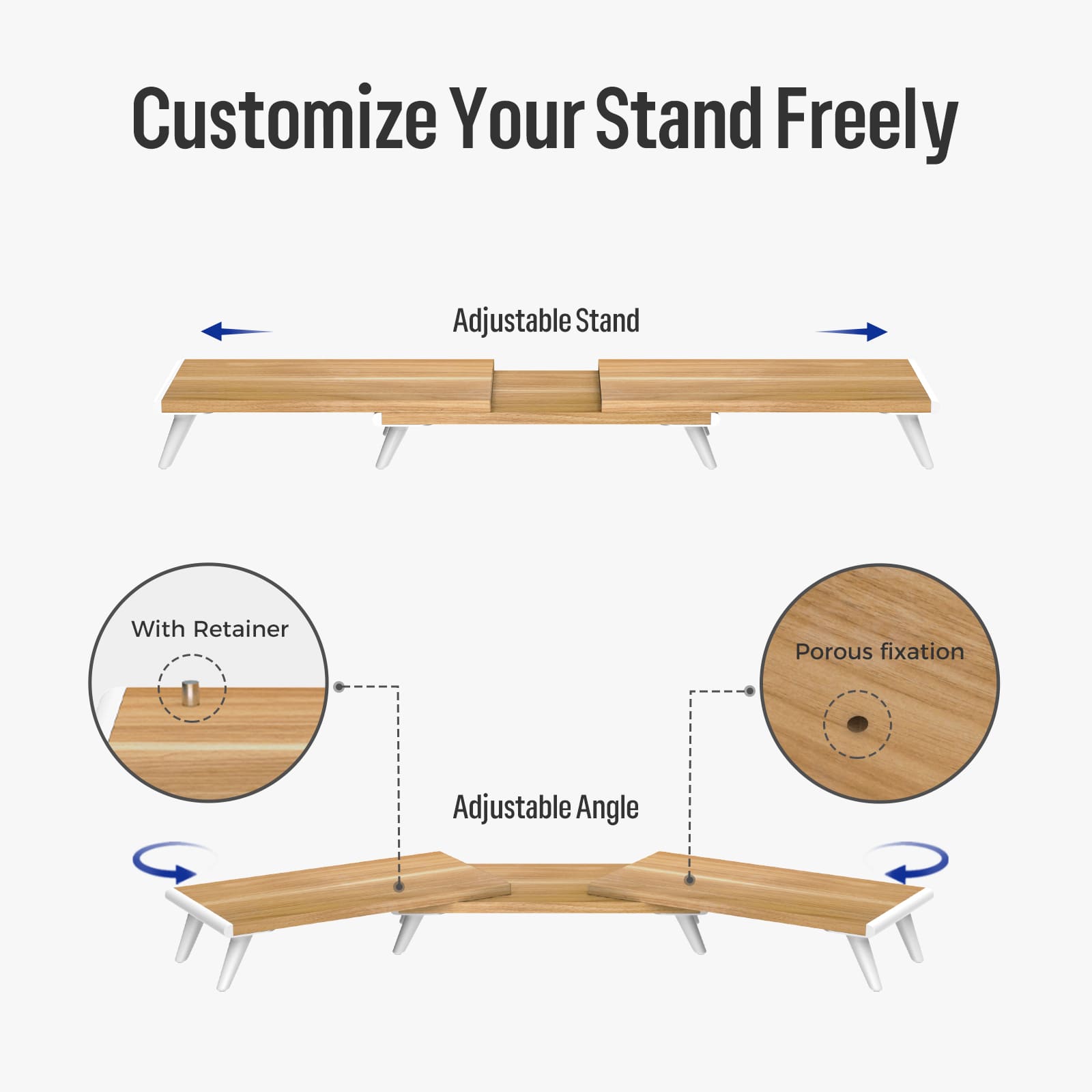 Monitor Stand Riser/Dual