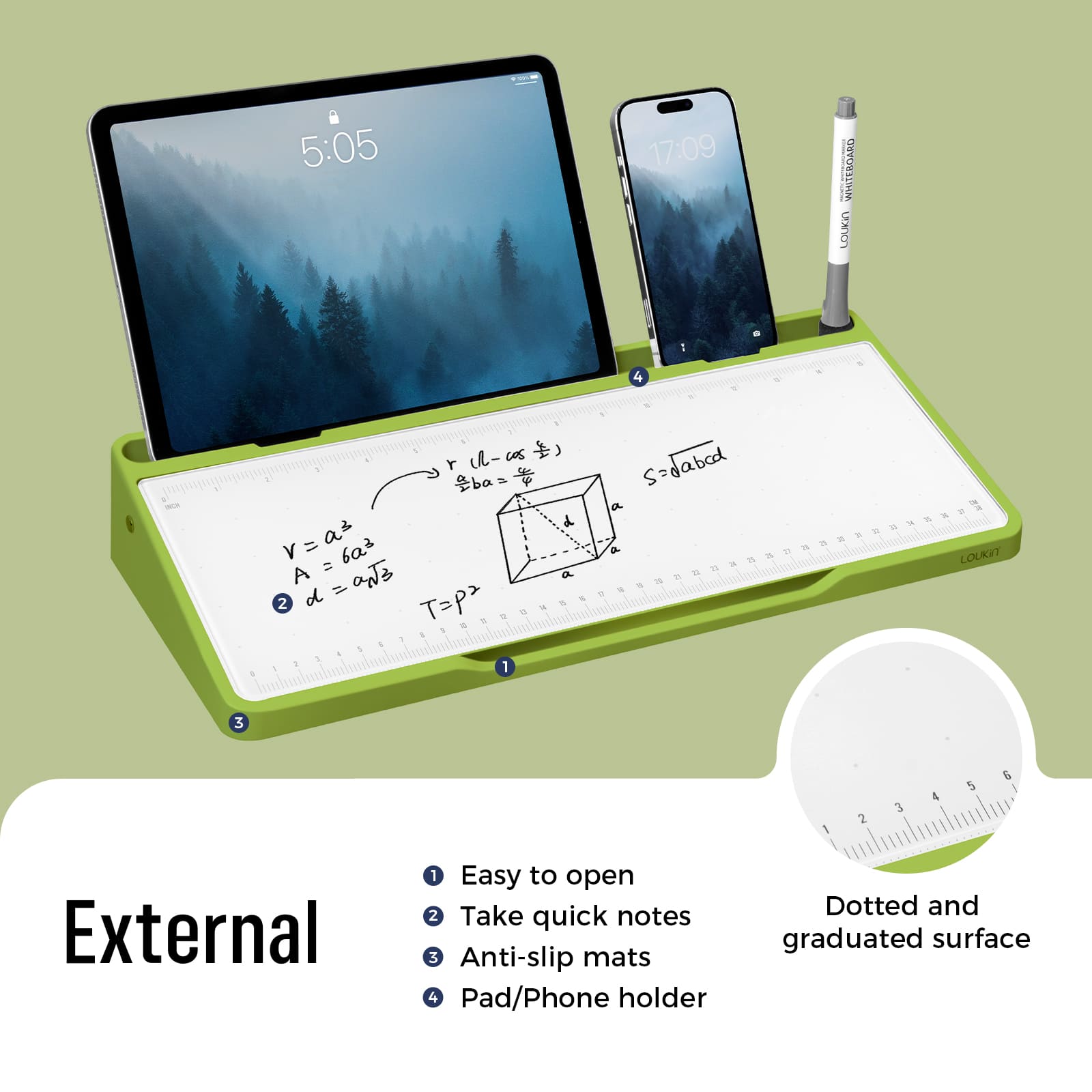 Glass Desktop Whiteboard