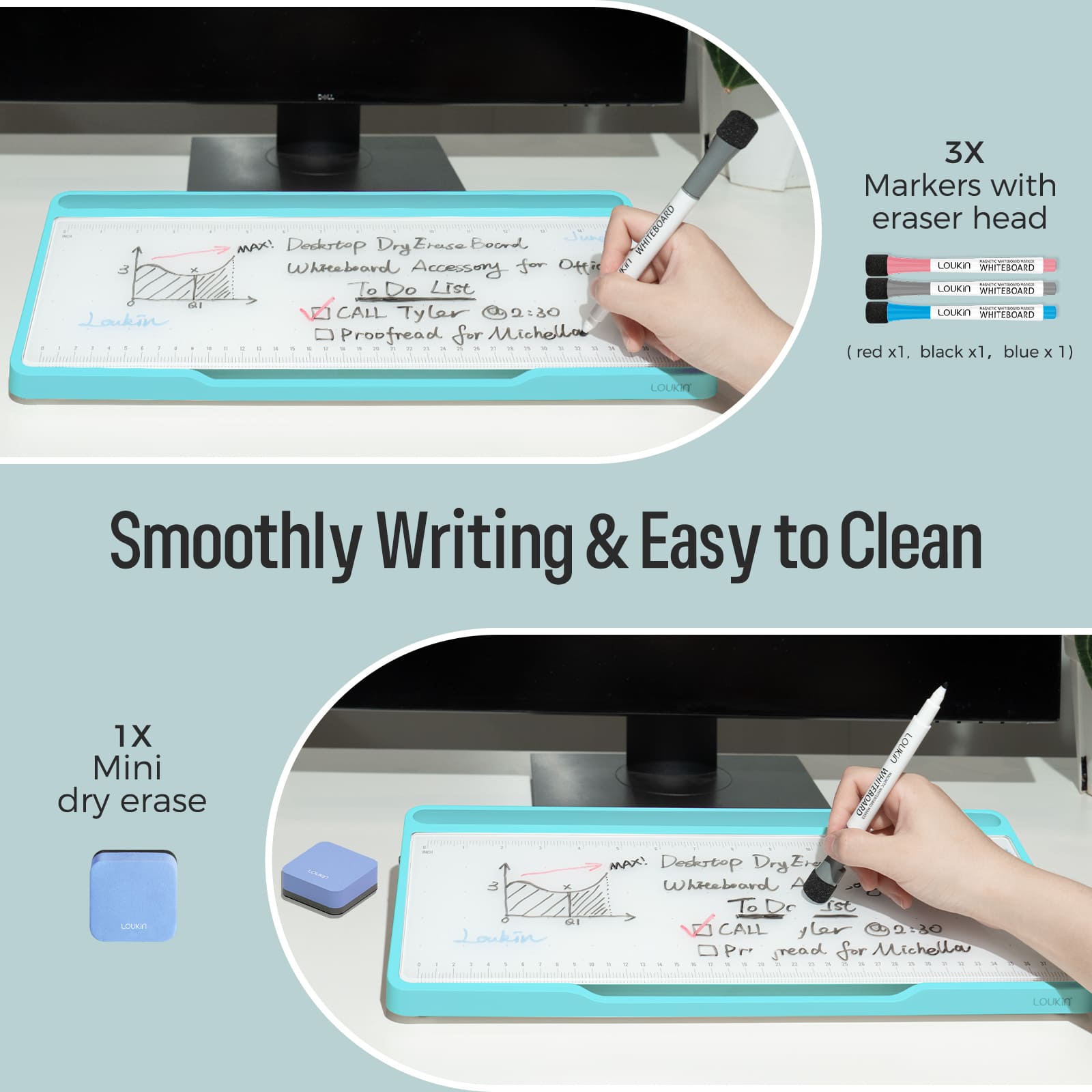 Glass Desktop Whiteboard