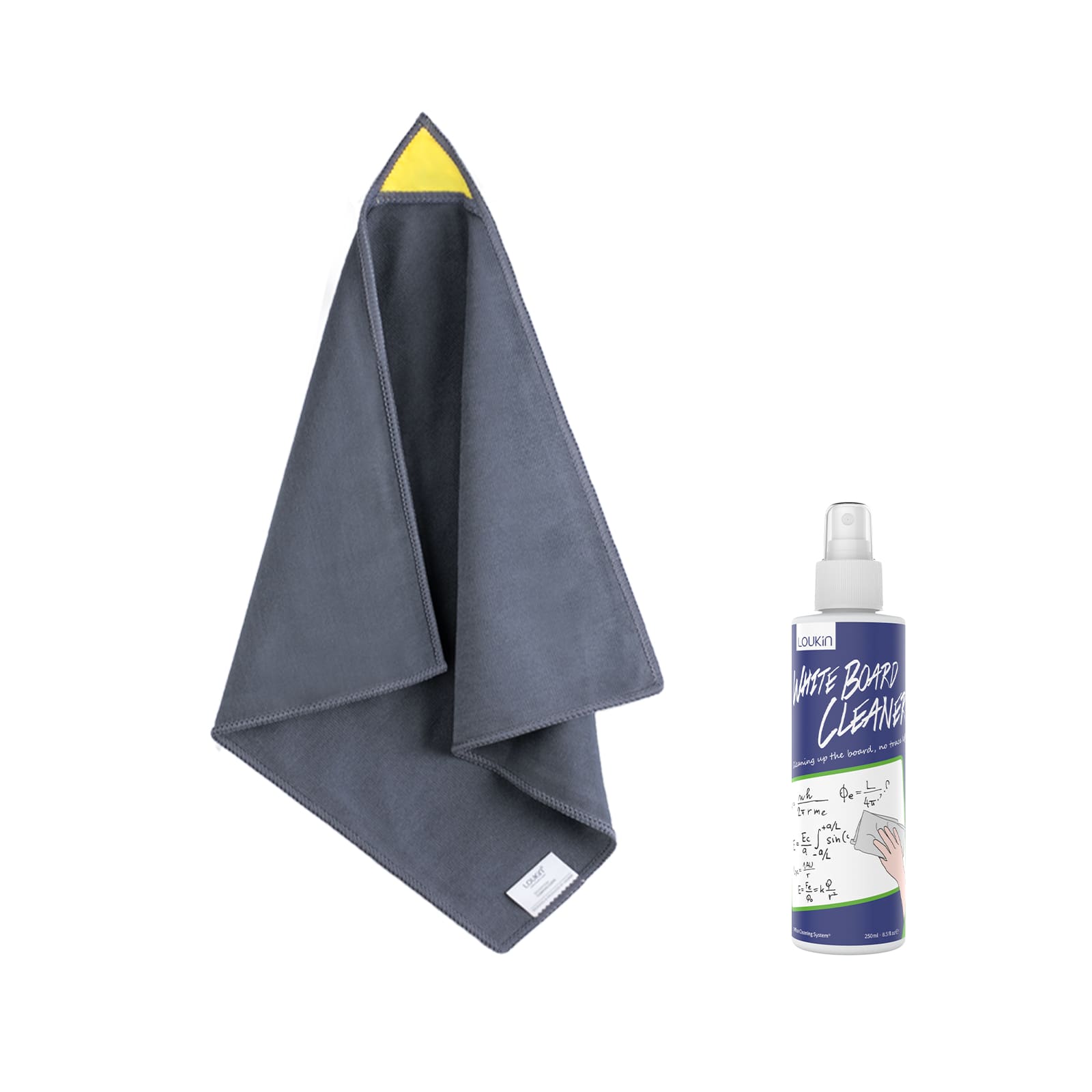 Magnetic Whiteboard Cloth with Cleaner / 3.4 oz 100ml