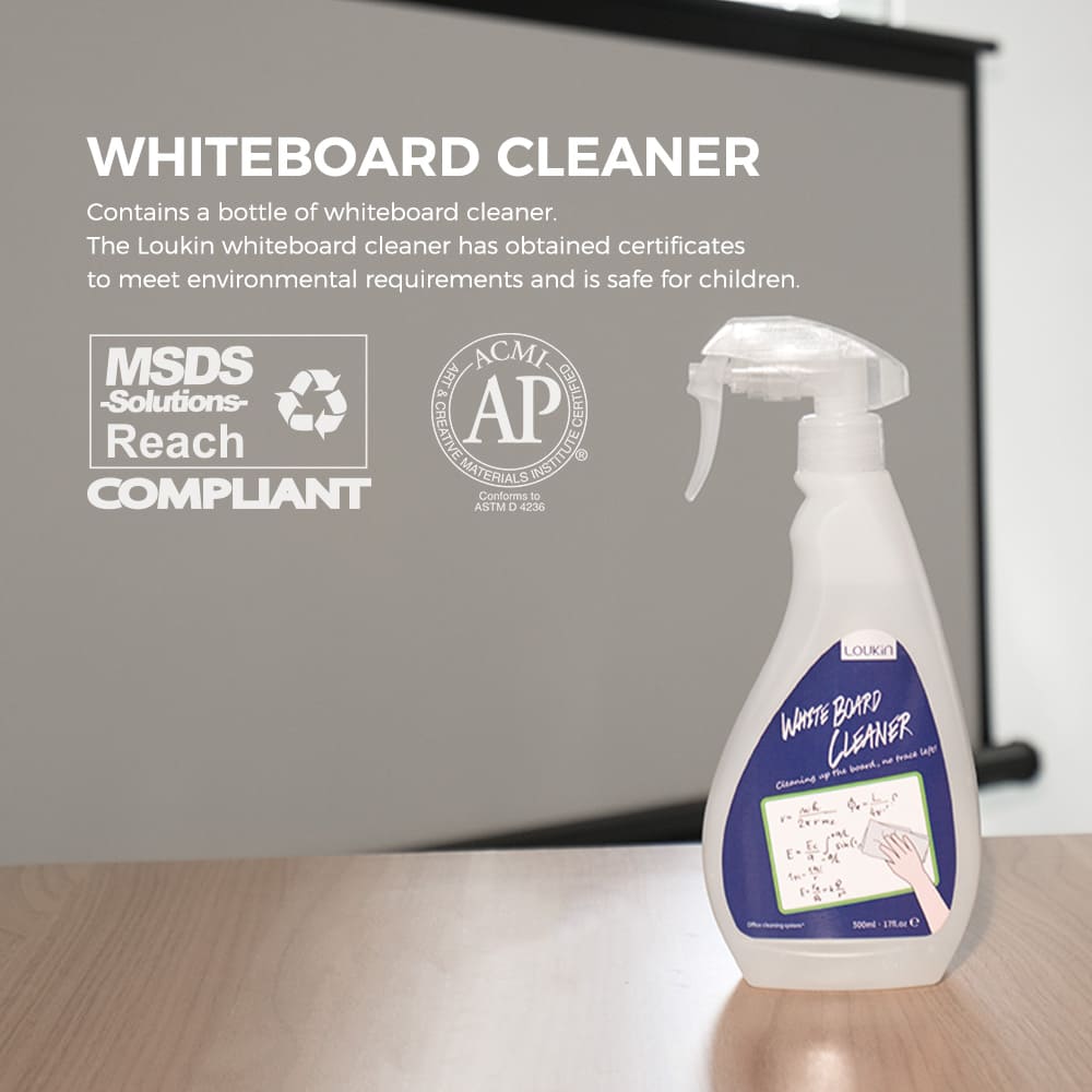 AP Approved Whiteboard Cleaner with Cloth 17oz/500ml